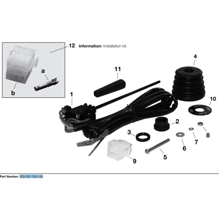 X39-397-106-149 Continental VDO Cruise Control System Control Switch