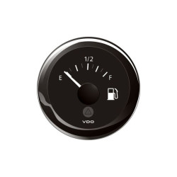 A2C59514085 Veratron ViewLine - 52mm Black Fuel Level E-F - 0-90 Ohm - 12-24V DLRB