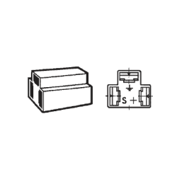 999-115-015 100 Pieces VDO Cockpit Series Connector Housing 3-pole