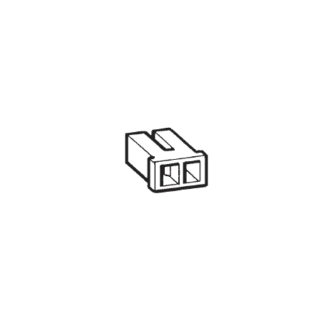 999-115-150 VDO Cockpit Series Lighting Connector Housing 2-pole