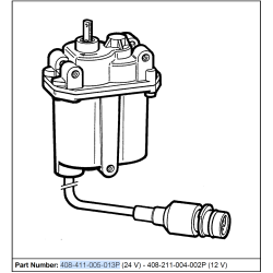 408-211-004-002P Continental VDO E-Gas II Electronic Actuator - 12 Volt - 7-Pin Connector
