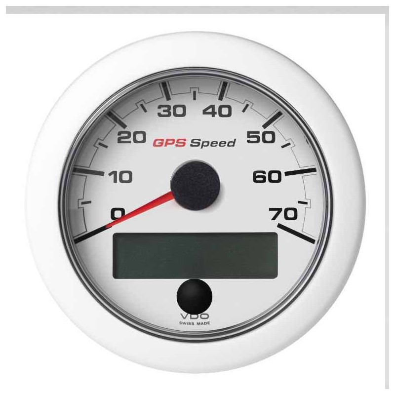 A2C1352090001 Veratron OceanLink GPS - SOG Speedometer 0–70 kn White 85 mm