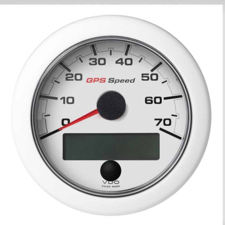 A2C1352090001 Veratron OceanLink GPS - SOG Speedometer 0–70 kn White 85 mm