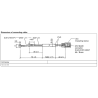 N03-320-268 VDO Exhaust Gas Temperature Sensor Connection Cable 6m