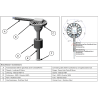 2910002234000 Continental VDO Ø54mm Stainless Steel 316 Pipe Float Contactless 300 mm - Empty-Full 90-1 Ohm