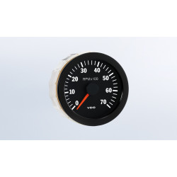333-015-001K VDO Cockpit Vision Tachometer 7000 RPM 80mm 12V