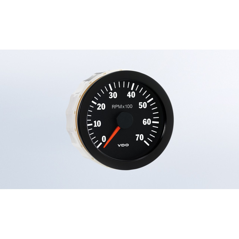 333-015-001K VDO Cockpit Vision Tachometer 7000 RPM 80mm 12V