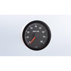 333-015-005G VDO Cockpit Vision Tachometer 8000 RPM 100mm 12V