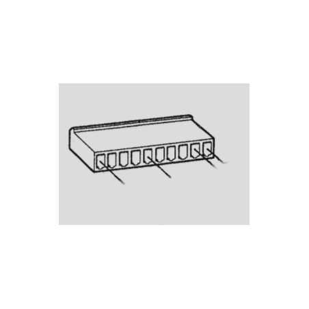 X11-725-002-008 VDO 10-pin socket for speedometer module Cockpit