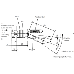 395-060-017-001C Continental VDO 12V Level Switch - Siphon Type - Water - Refrigerant - Alcohol