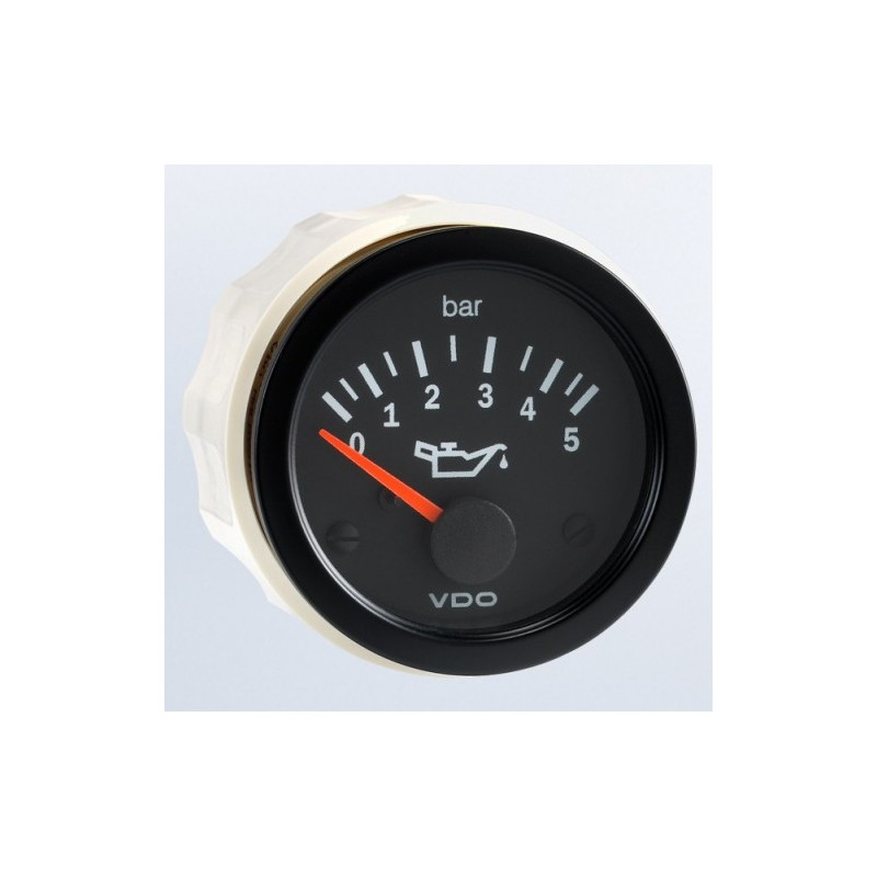 350-010-008K VDO Cockpit Vision Engine Oil Pressure 5Bar 52mm 12V