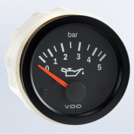 350-010-008K VDO Cockpit Vision Engine Oil Pressure 5Bar 52mm 12V
