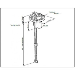 N02-240-402 Veratron Drinking Water Sensor 4-20mA – Tank Depth 80-600mm