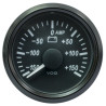 A2C3833060030 VDO SingleViu 0247 Ammeter 150A Black 52mm White Illuminated Red Pointer
