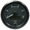 A2C3833000030 VDO SingleViu Tachometer 5,000 RPM Black 80mm White Illuminated Red Hand