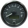 A2C3832900032 VDO SingleViu Speedometer 90 Mph Black 80mm Amber Illuminated Red Pointer