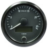 A2C3832970032 VDO SingleViu Tachometer 2,500 RPM Black 80mm Amber Illuminated Red Hand