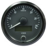 A2C3832980032 VDO SingleViu Tachometer 3,000 RPM Black 80mm Amber Illuminated Red Hand