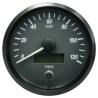 A2C3832860032 VDO SingleViu Speedometer 120 Km/h Black 100mm Amber Illuminated Red Hand