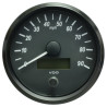 A2C3832870032 VDO SingleViu Speedometer 90 Mph Black 100mm Amber Illuminated Red Pointer