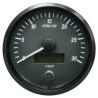 A2C3832810032 VDO SingleViu Tachometer 3,000 RPM Black 100mm Amber Illuminated Red Hand
