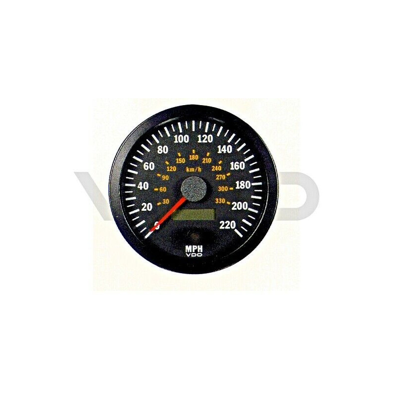 437-015-009G VDO Cockpit Vision Speedometer 220 Mph 100mm 12-24V
