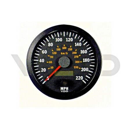 437-015-009G VDO Cockpit Vision Speedometer 220 Mph 100mm 12-24V