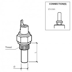 Interruptores de temperatura: A2C5218307180 VDO