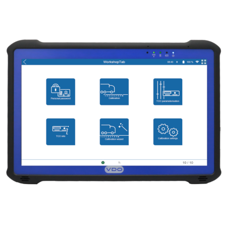 2910002727600 VDO WorkshopTab2 Basic Kit WiFi - Tablet - WorkshopLink - Case