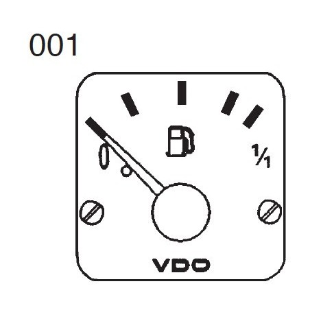 Fuel level gauges: 301-292-980-003G VDO