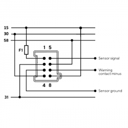 Anzeigen für die Ruderposition: A2C59514154 VDO