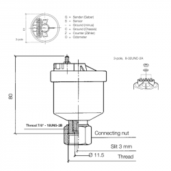 Drehzahl- und Drehzahlsensoren: 340-807-001-003C VDO