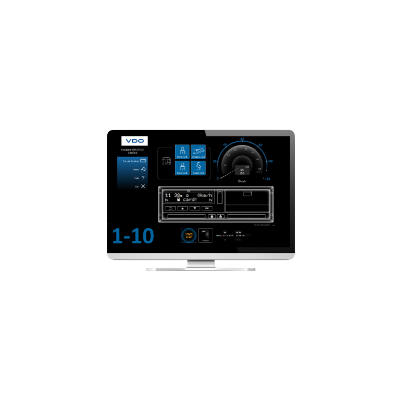 2910000797500 10 users License PIN Simulator DTCO 4.0