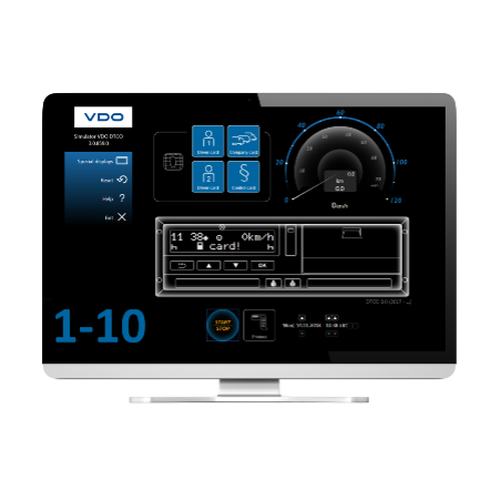 2910000797500 10 users License PIN Simulator DTCO 4.0