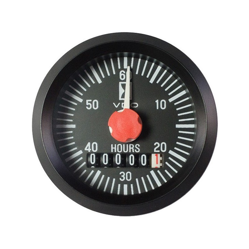 A2C1936250003 VDO Cockpit International Hour Meter 52 mm 8 - 32V - Illuminated