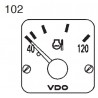 Temperature gauges: 310-284-980-011P VDO