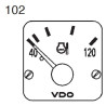 310-284-980-011P VDO Modulcockpit II - Instrument Module - Cooling Water 120°C - 12-24V