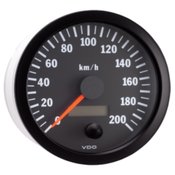 437-015-008G VDO Cockpit Vision Speedometer 300 Km/h 100mm 12-24V