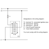 B00005302 Veratron ViewLine - 52mm Black Combi Voltmeter and Hour Meter - 9-48V SLRB