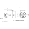 150-015-001K VDO Cockpit Vision Pressure Gauge 0 to 3Bar 52mm