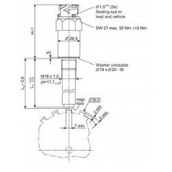 Kitas2+ Smart Tachograph Impulsgeber: 2171-20002135-A3C0641620120 VDO