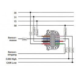 Anschlüsse: 2910000484200P VDO