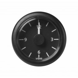A2C59513445 Veratron ViewLine Quartz Clock 12V Black 52mm