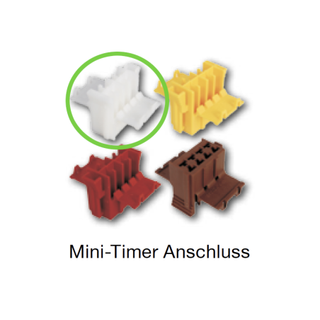 HS53-6600-081 10 Pieces Tachograph Mini-Timer Connector, White