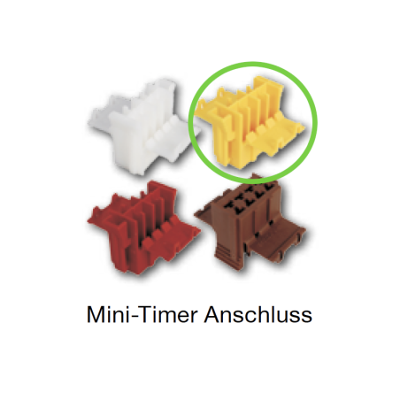HS53-6600-082 5 Pieces Tachograph Mini-Timer Connector, Yellow