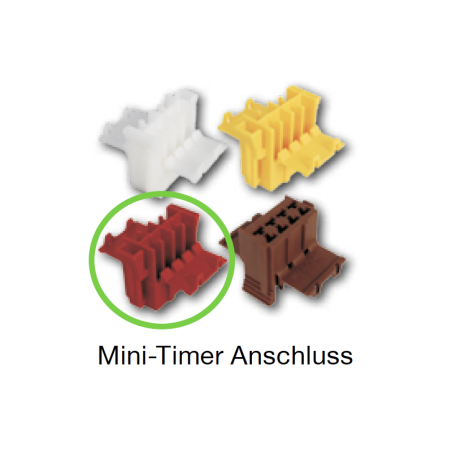HS53-6600-083 10 Pieces Tachograph Mini-Timer Connector, Red