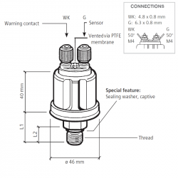 Drucksensoren: 360-081-064-001C VDO