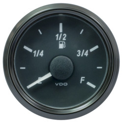 A2C3833130002 VDO SingleViu 0245 Fuel Level CANBus Black 52mm