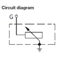 362-081-003-001C VDO (DS) Pressure sensor 0-5 Bar - 1/8-27 NPTF