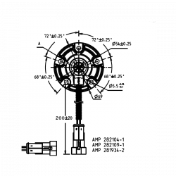 Capteurs de tube de carburant de 54 mm : A2C1750190001 VDO